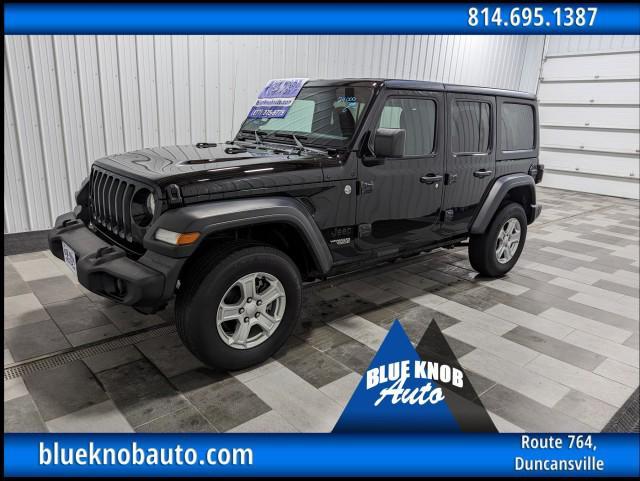 used 2021 Jeep Wrangler Unlimited car, priced at $32,498