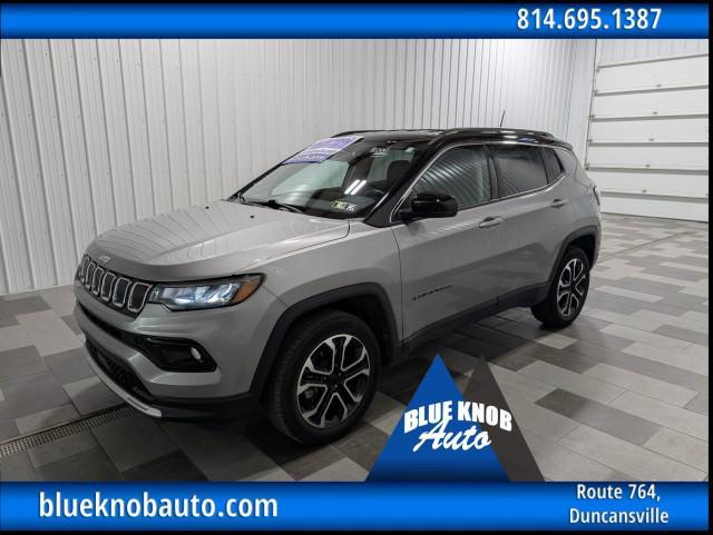 used 2022 Jeep Compass car, priced at $24,498