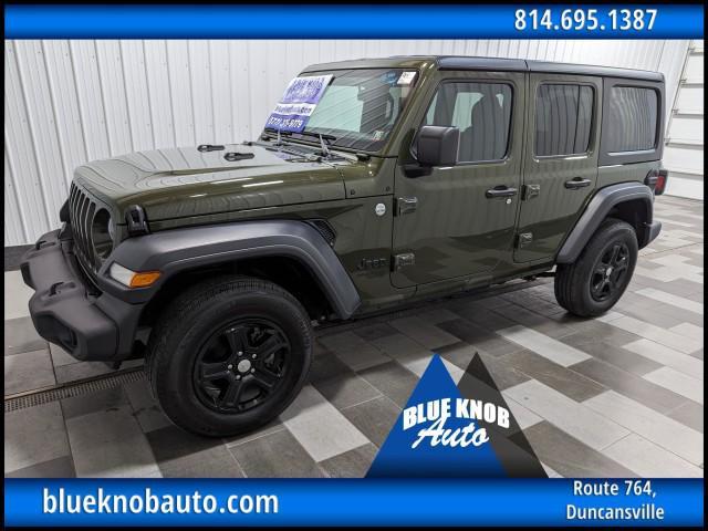 used 2021 Jeep Wrangler Unlimited car, priced at $32,998