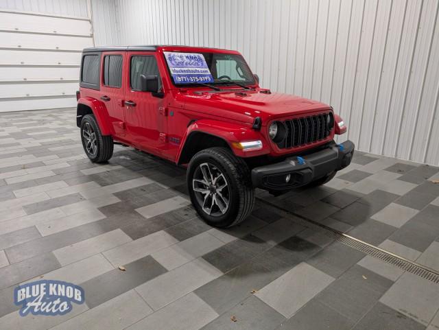 used 2024 Jeep Wrangler 4xe car, priced at $33,498