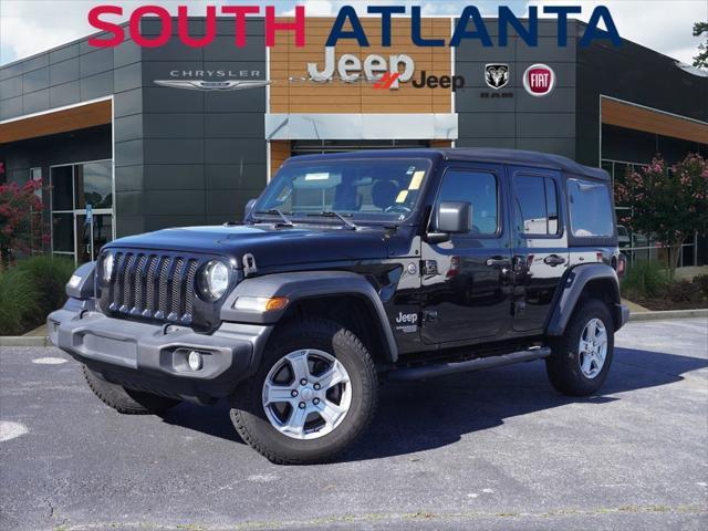 used 2021 Jeep Wrangler Unlimited car, priced at $25,957