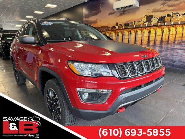 used 2021 Jeep Compass car, priced at $24,493