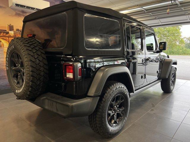 used 2021 Jeep Wrangler Unlimited car, priced at $33,046