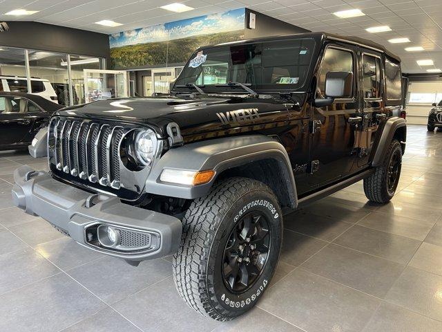 used 2021 Jeep Wrangler Unlimited car, priced at $33,046