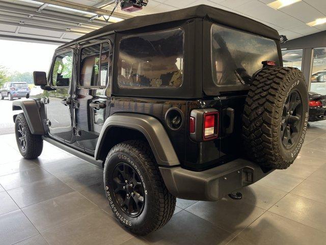 used 2021 Jeep Wrangler Unlimited car, priced at $33,046