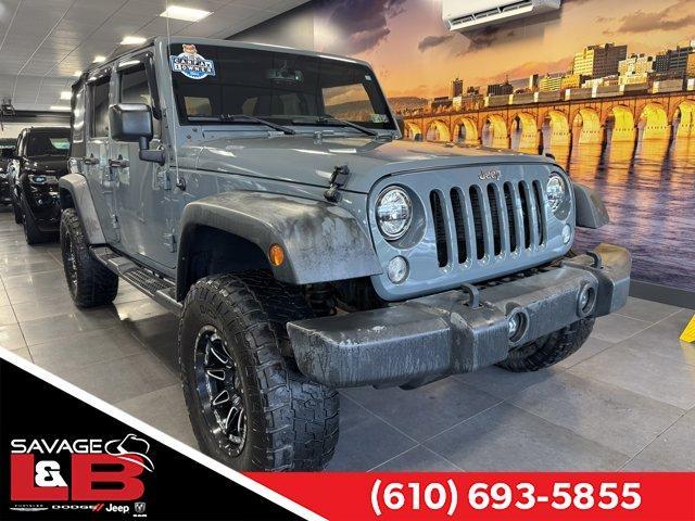 used 2015 Jeep Wrangler Unlimited car, priced at $15,404