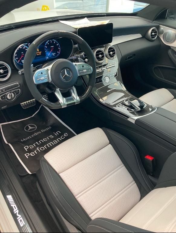 used 2021 Mercedes-Benz AMG C 63 car, priced at $69,989