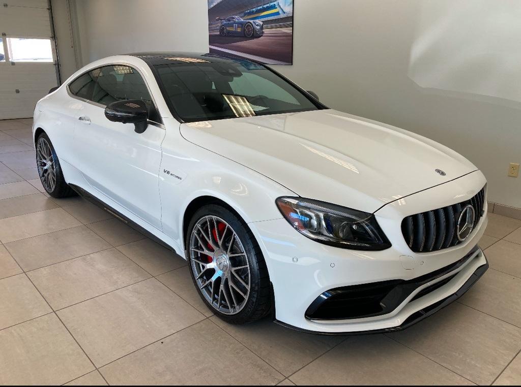 used 2021 Mercedes-Benz AMG C 63 car, priced at $69,989