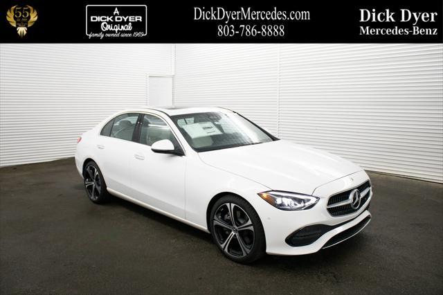 new 2024 Mercedes-Benz C-Class car, priced at $49,185