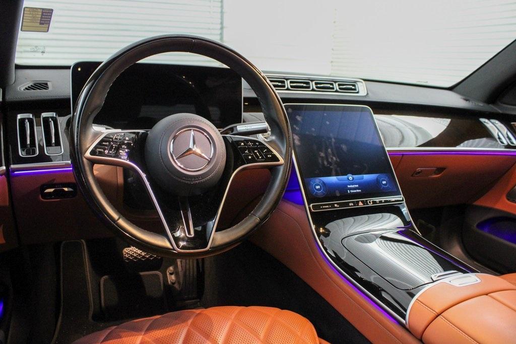 used 2022 Mercedes-Benz S-Class car, priced at $79,989