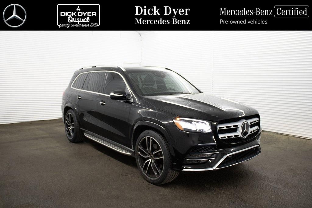 used 2021 Mercedes-Benz GLS 580 car, priced at $67,989