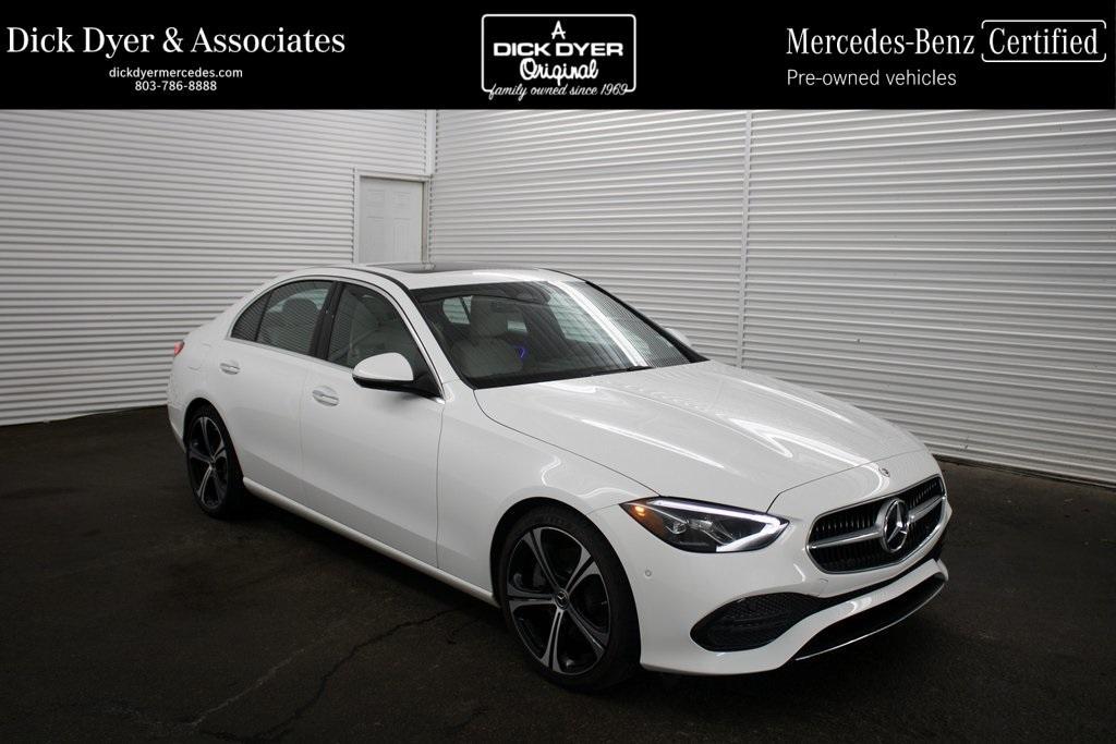 used 2024 Mercedes-Benz C-Class car, priced at $45,489