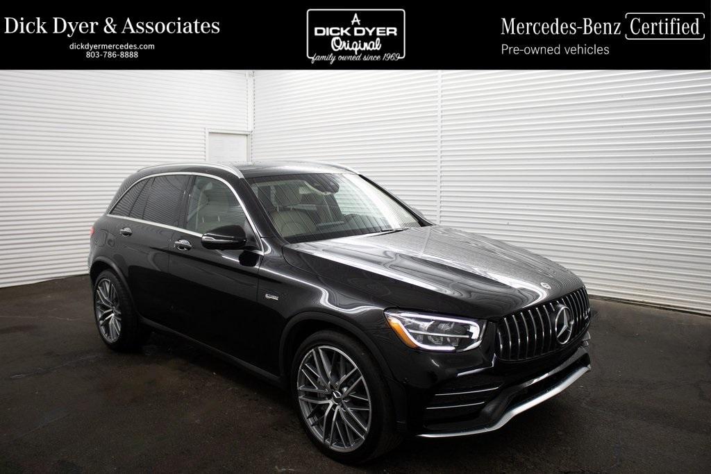 used 2020 Mercedes-Benz AMG GLC 43 car, priced at $44,989