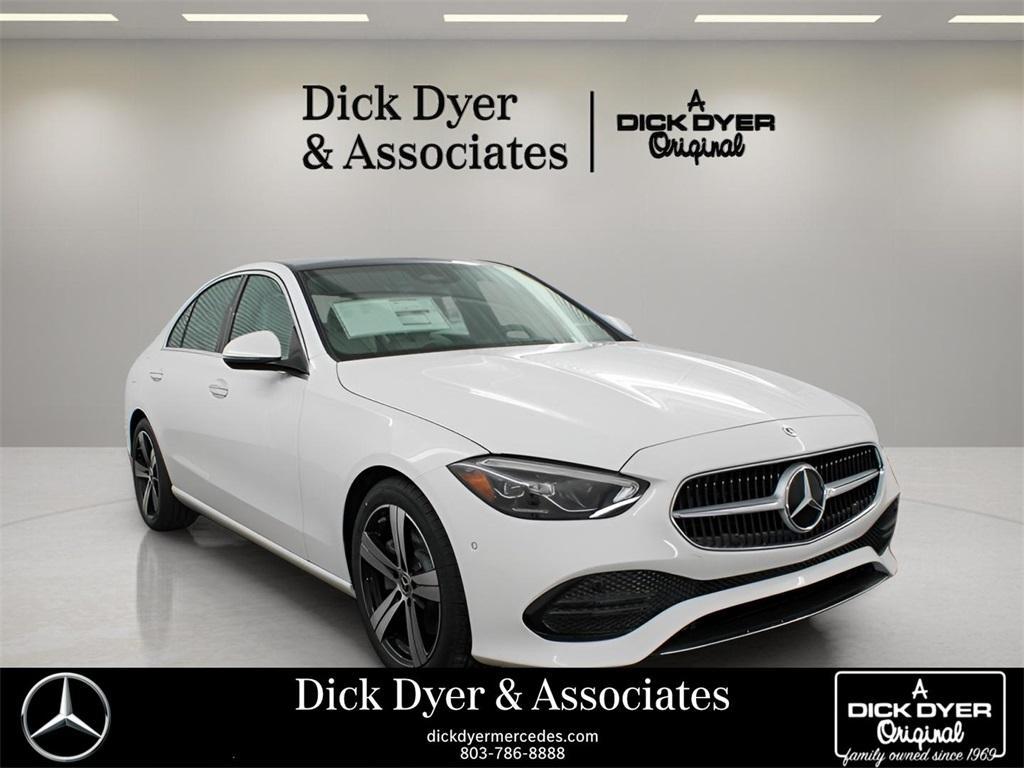 new 2025 Mercedes-Benz C-Class car, priced at $51,085