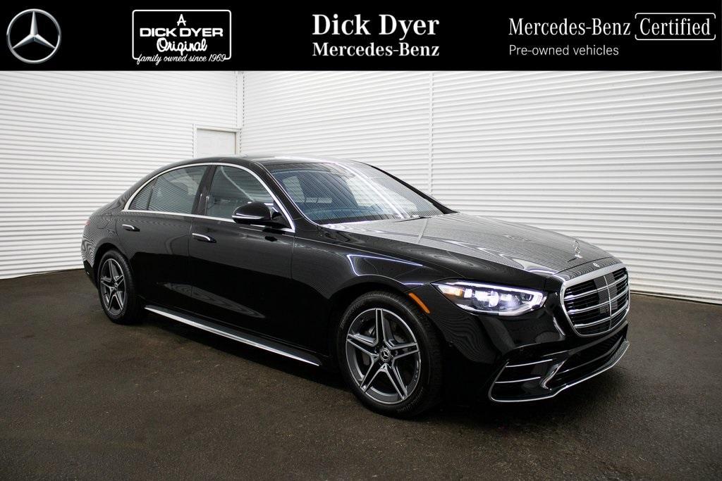 used 2021 Mercedes-Benz S-Class car, priced at $80,989