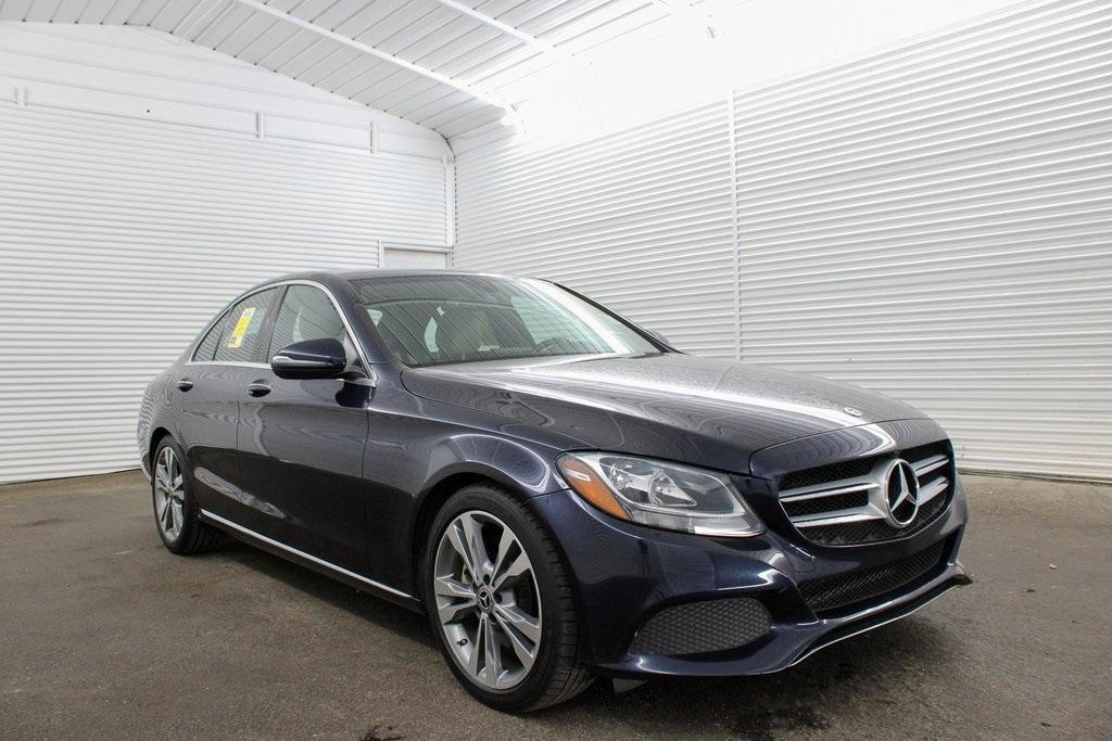 used 2018 Mercedes-Benz C-Class car, priced at $19,989