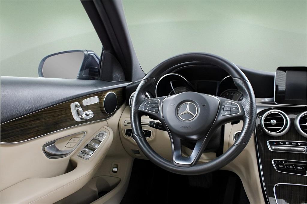 used 2018 Mercedes-Benz C-Class car, priced at $17,989