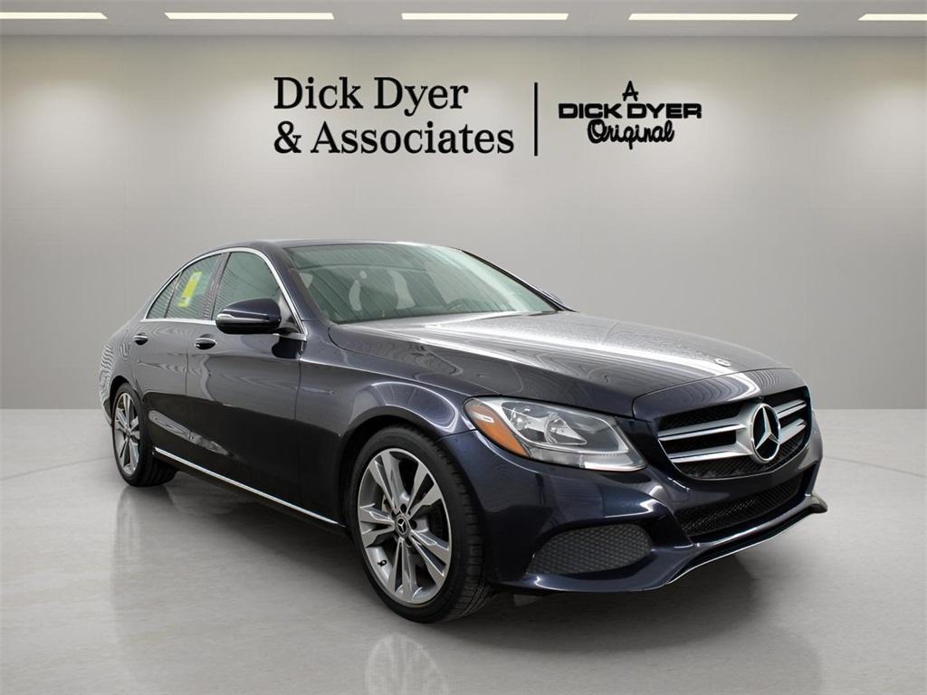 used 2018 Mercedes-Benz C-Class car, priced at $17,989