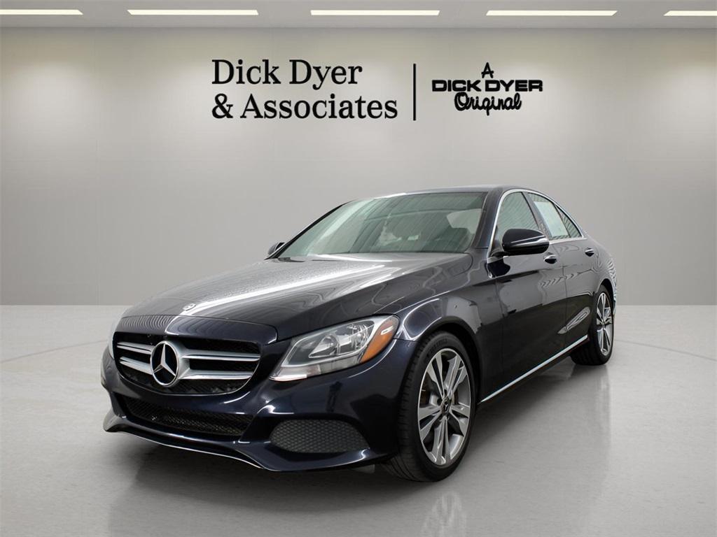 used 2018 Mercedes-Benz C-Class car, priced at $17,989