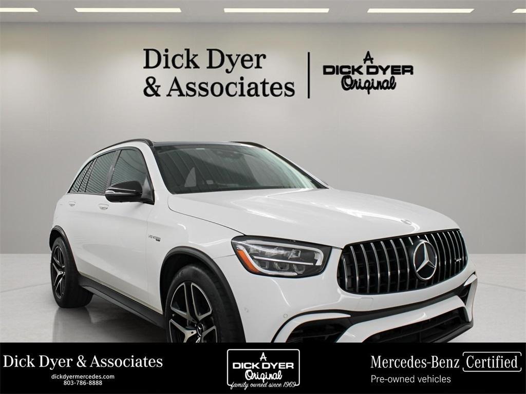 used 2021 Mercedes-Benz AMG GLC 63 car, priced at $62,989