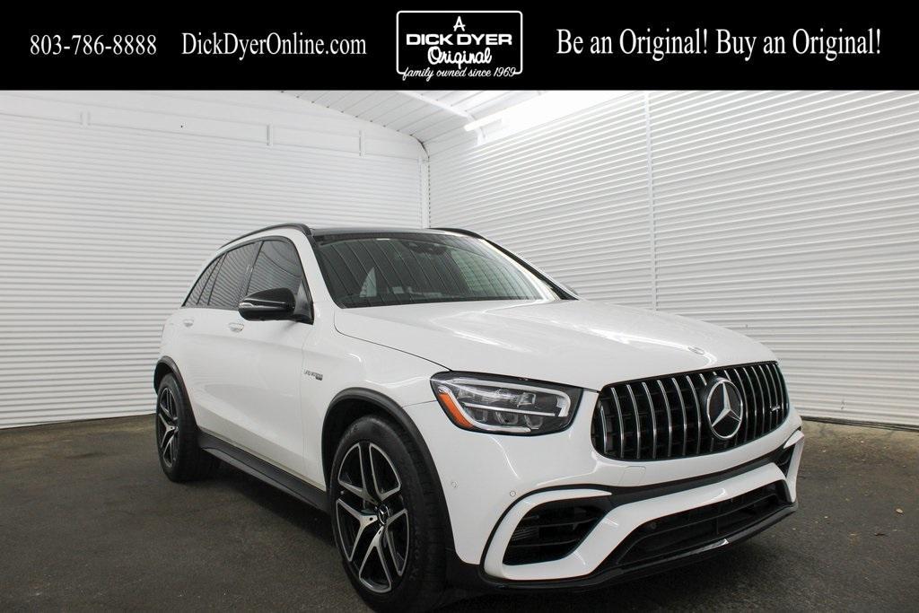 used 2021 Mercedes-Benz AMG GLC 63 car, priced at $64,989