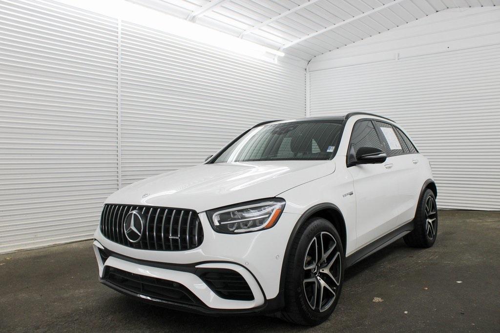 used 2021 Mercedes-Benz AMG GLC 63 car, priced at $64,989