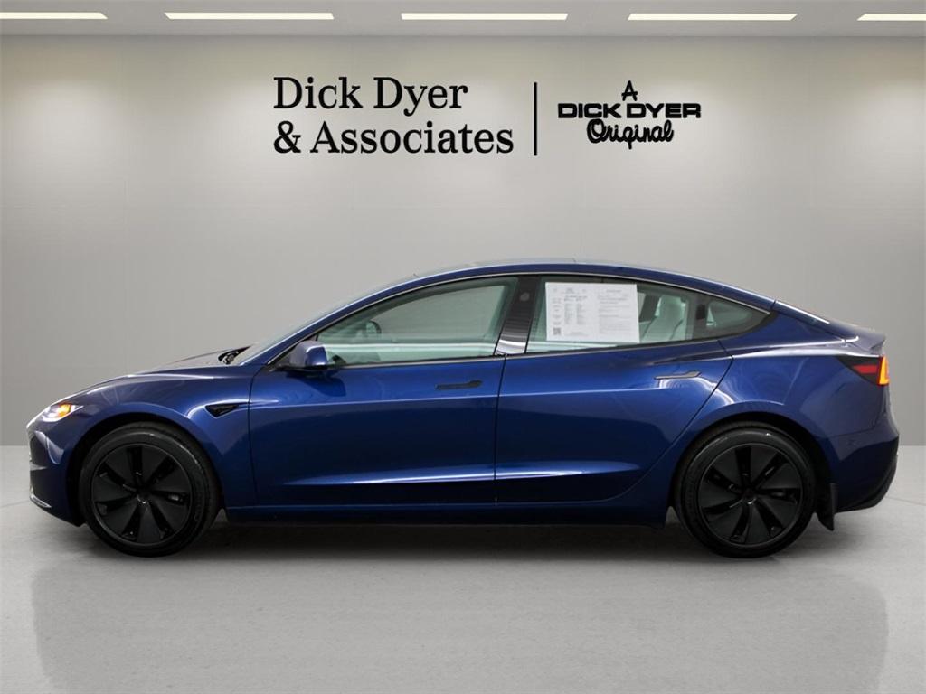 used 2025 Tesla Model 3 car, priced at $33,989