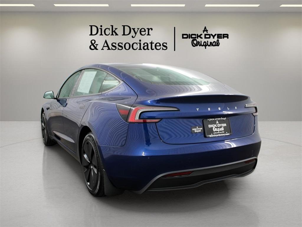used 2025 Tesla Model 3 car, priced at $33,989