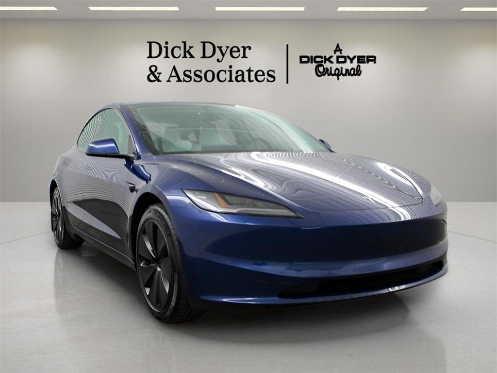 used 2025 Tesla Model 3 car, priced at $33,989