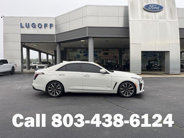 used 2023 Cadillac CT4-V car, priced at $51,999