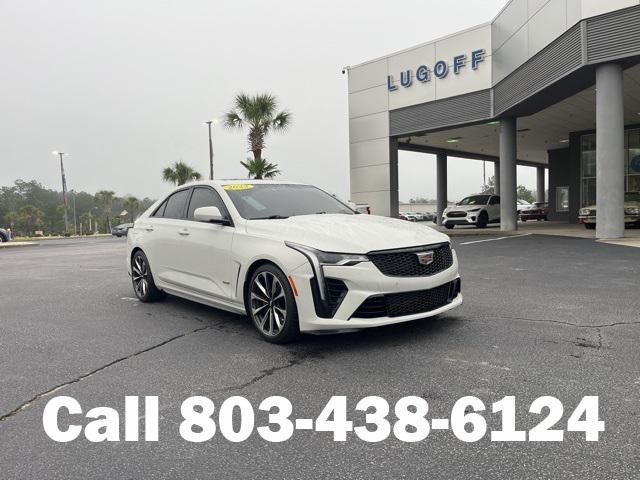 used 2023 Cadillac CT4-V car, priced at $51,999