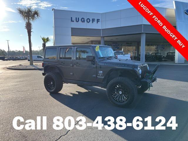 used 2017 Jeep Wrangler Unlimited car, priced at $20,185