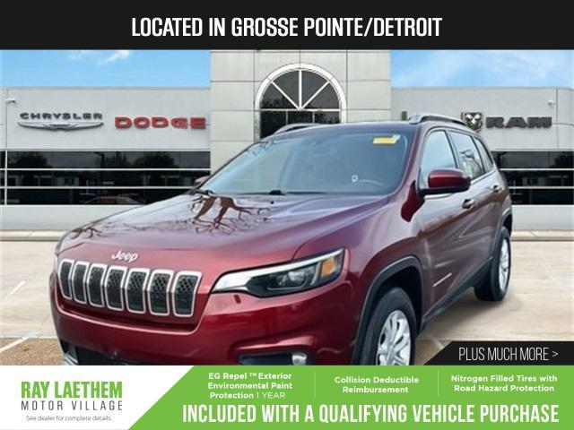 used 2021 Jeep Cherokee car, priced at $22,082