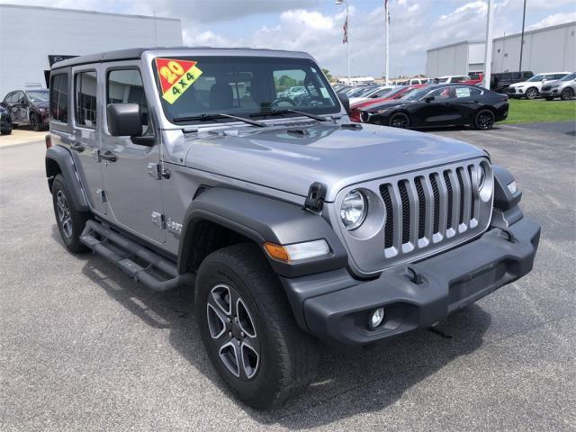 used 2020 Jeep Wrangler Unlimited car, priced at $28,642