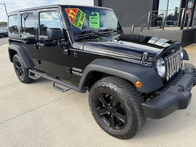 used 2017 Jeep Wrangler Unlimited car, priced at $19,990
