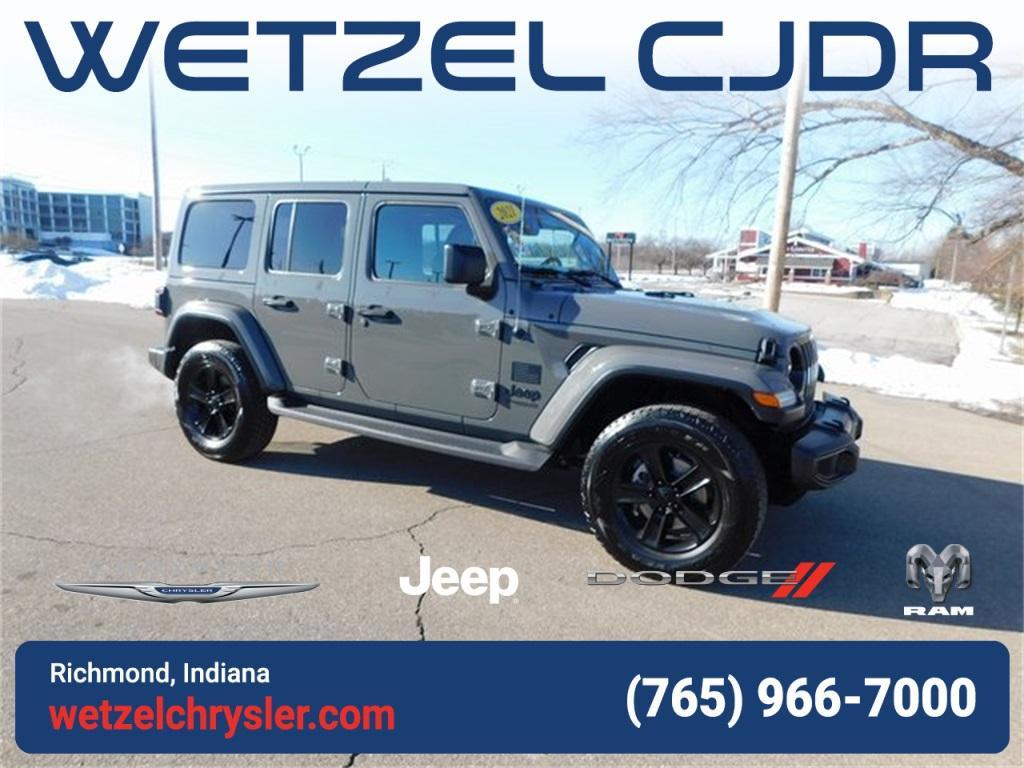 used 2021 Jeep Wrangler Unlimited car, priced at $30,455