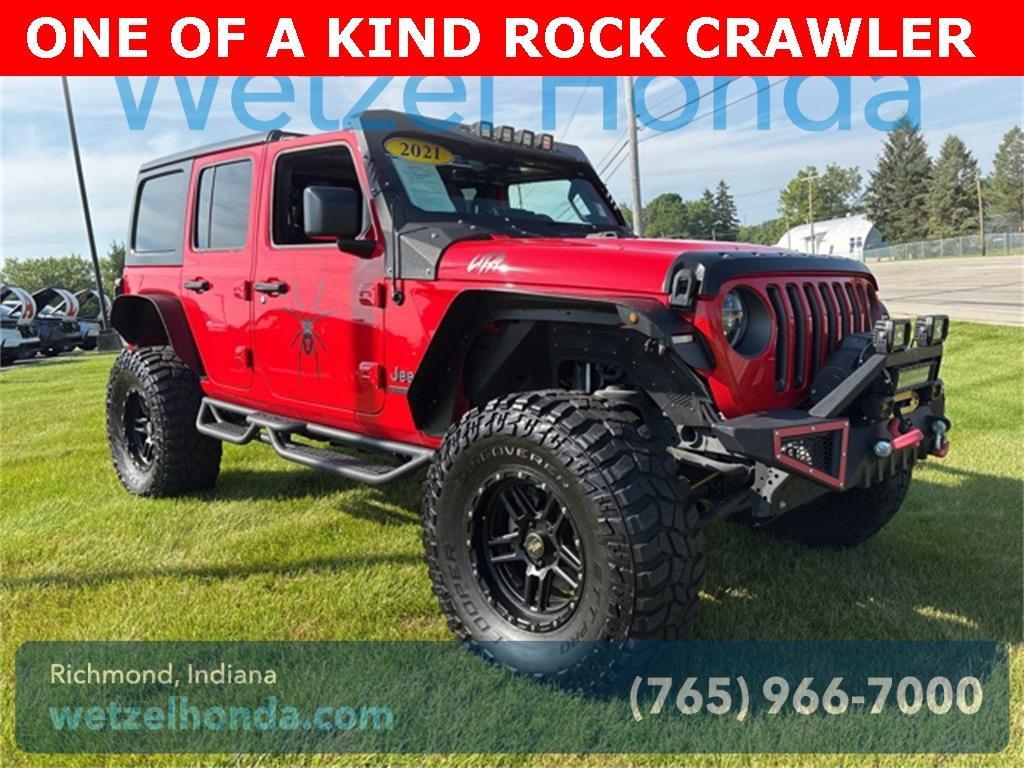 used 2021 Jeep Wrangler Unlimited car, priced at $40,999