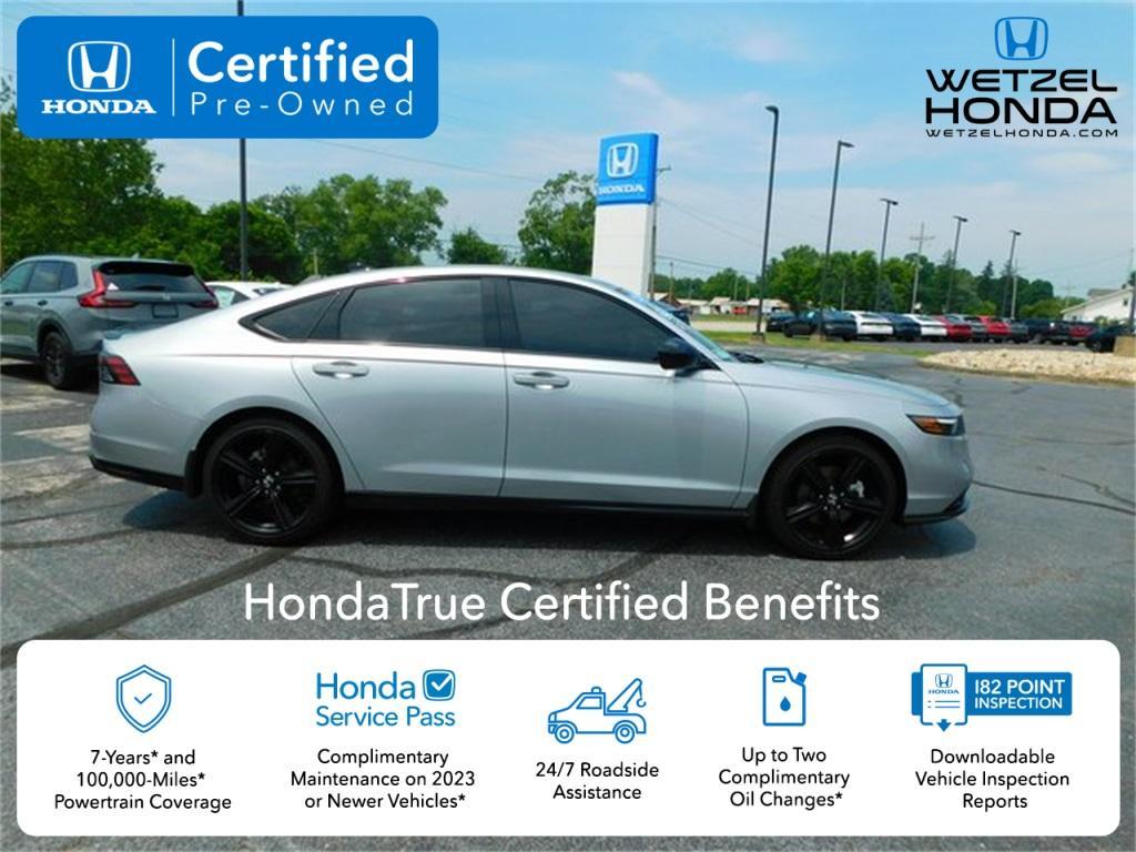 used 2024 Honda Accord Hybrid car, priced at $32,500