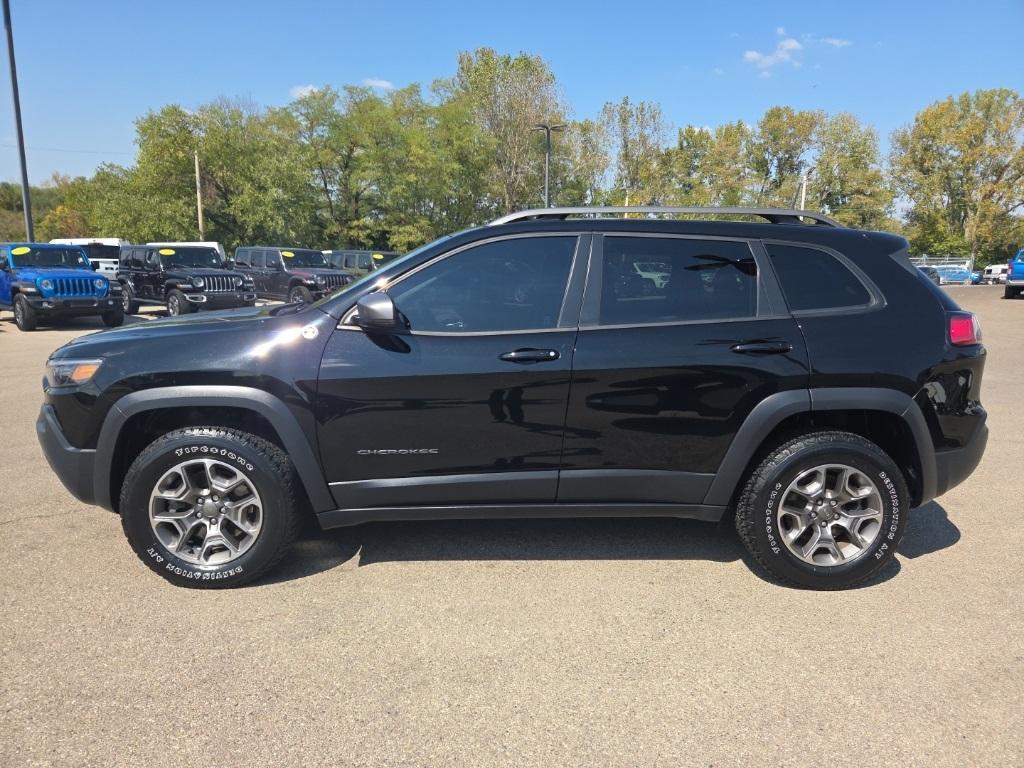 used 2021 Jeep Cherokee car, priced at $23,500