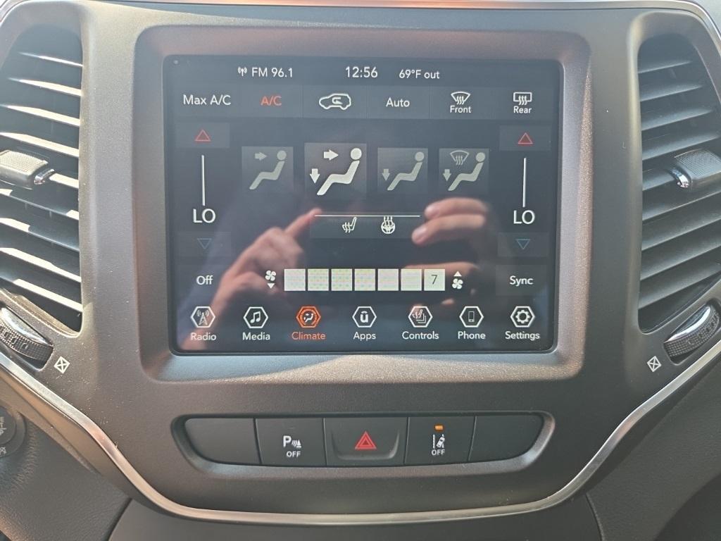 used 2021 Jeep Cherokee car, priced at $23,500