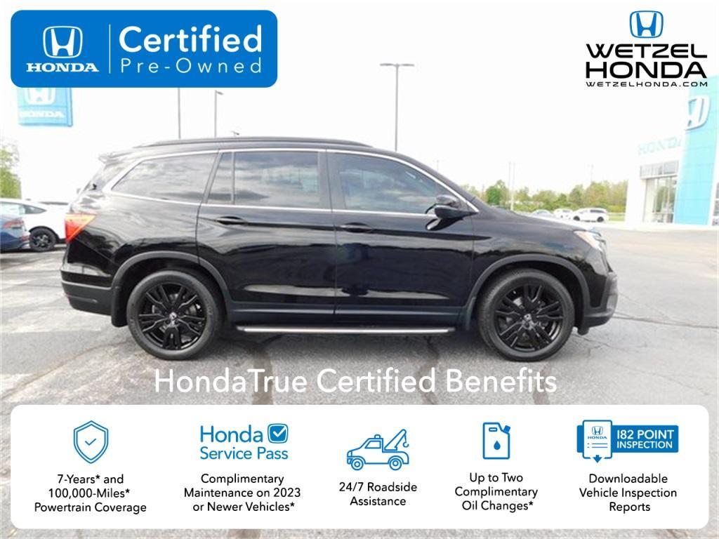 used 2022 Honda Pilot car, priced at $28,999