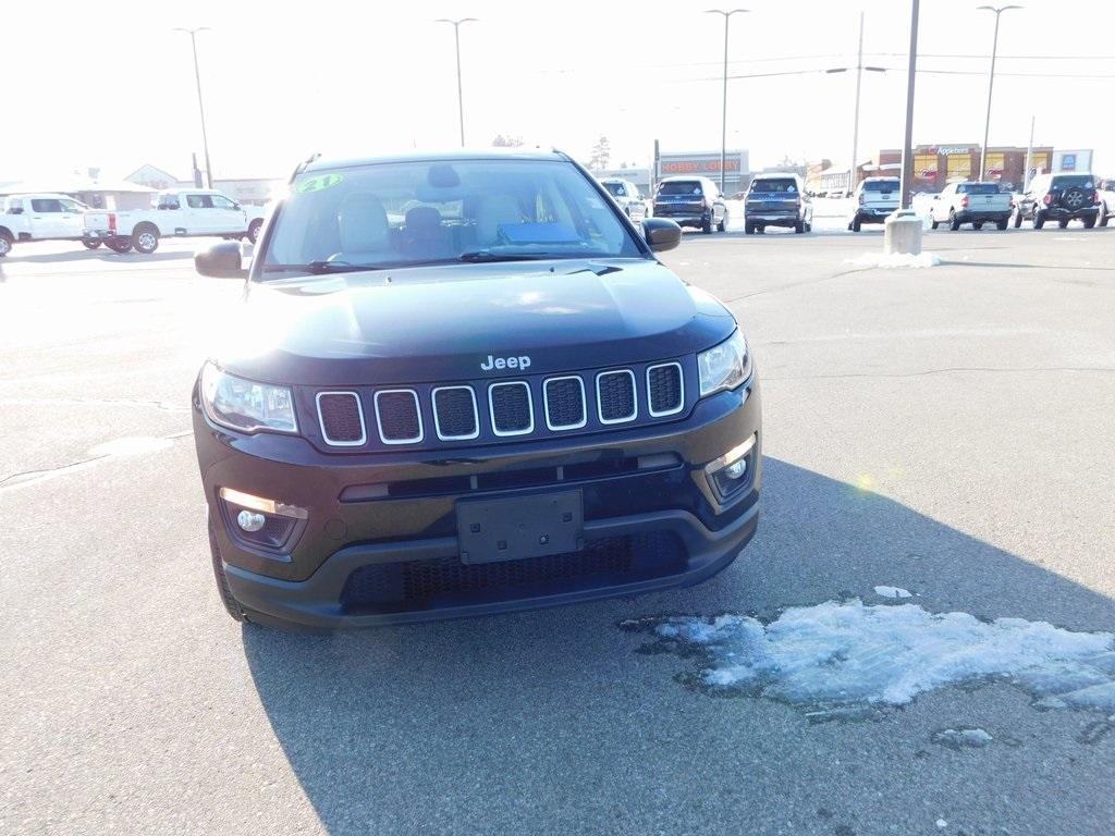 used 2021 Jeep Compass car, priced at $15,990
