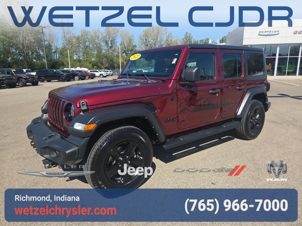 used 2022 Jeep Wrangler Unlimited car, priced at $29,900