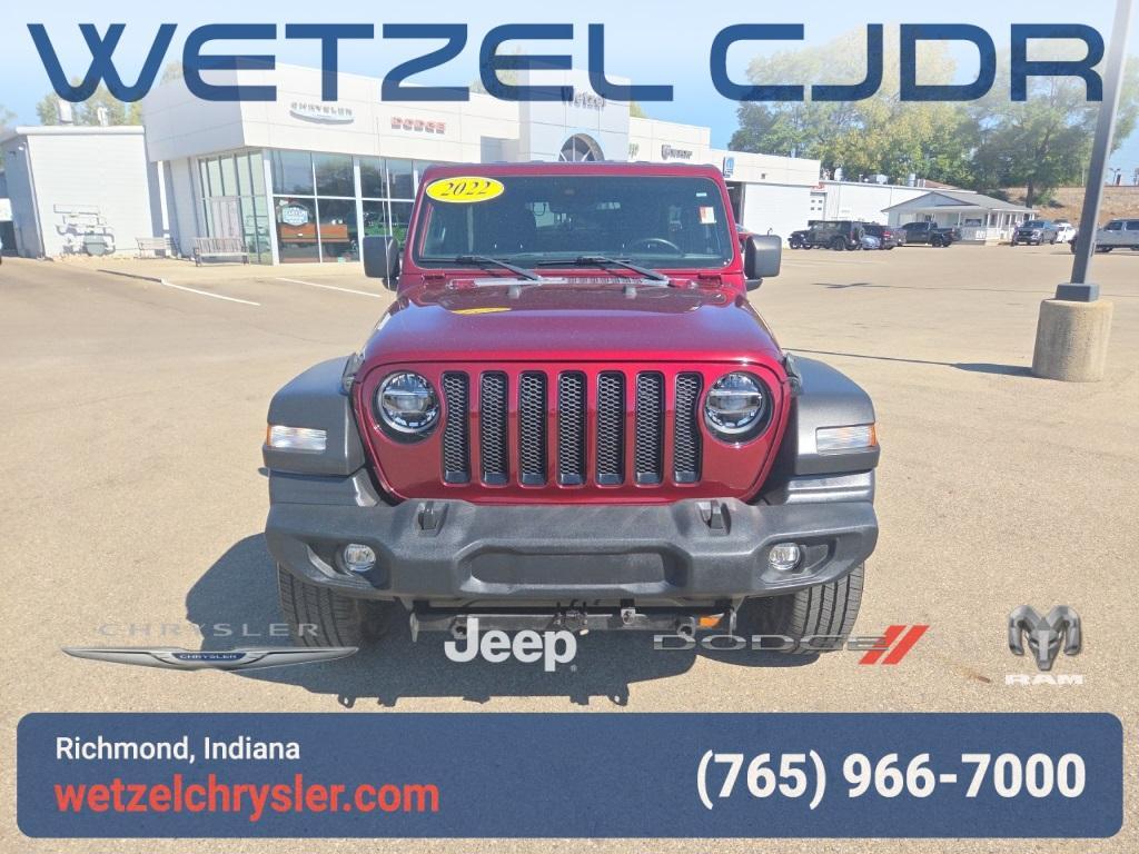 used 2022 Jeep Wrangler Unlimited car, priced at $29,900