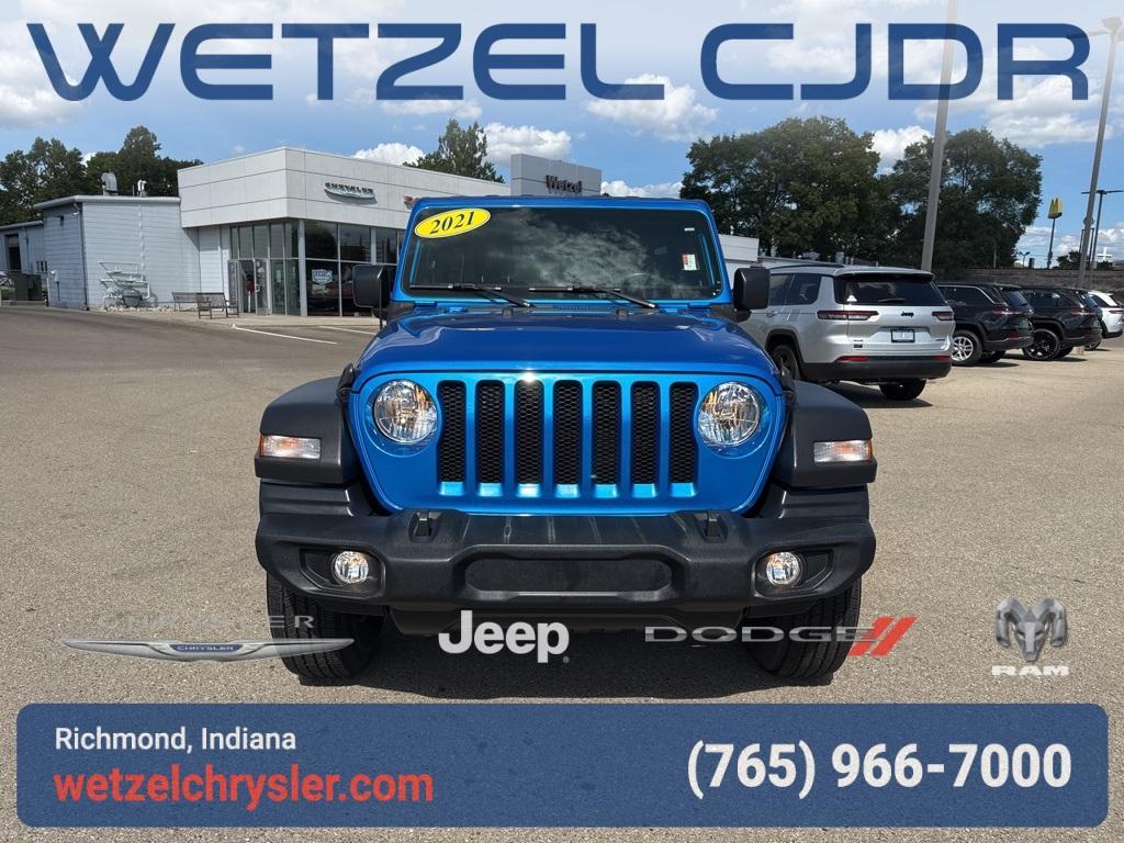used 2021 Jeep Wrangler Unlimited car, priced at $30,000