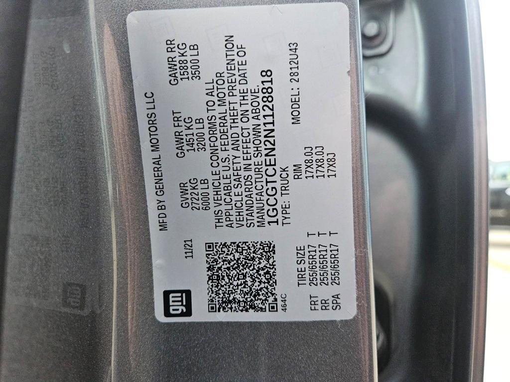 used 2022 Chevrolet Colorado car, priced at $28,999