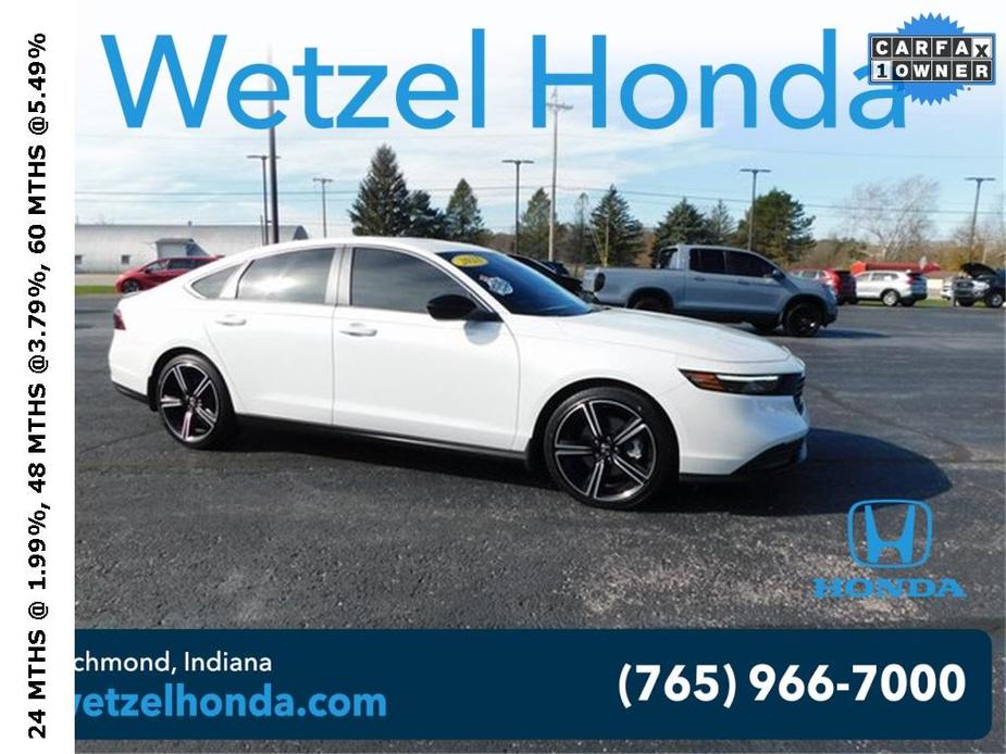 used 2023 Honda Accord Hybrid car, priced at $27,999