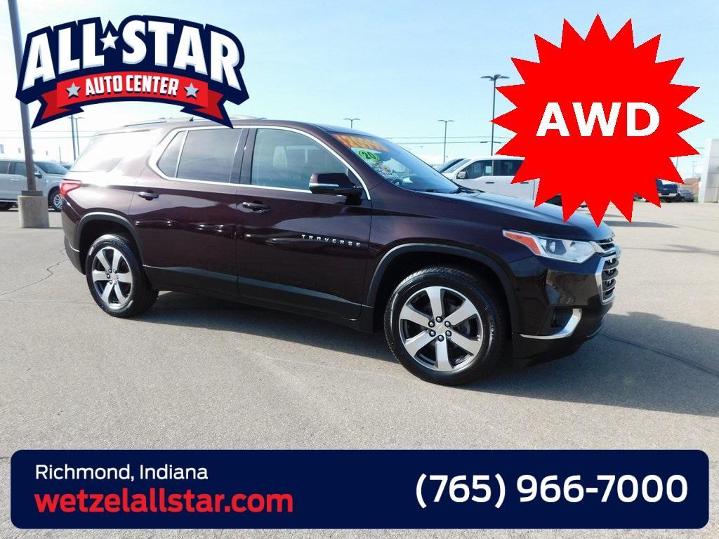 used 2020 Chevrolet Traverse car, priced at $20,990