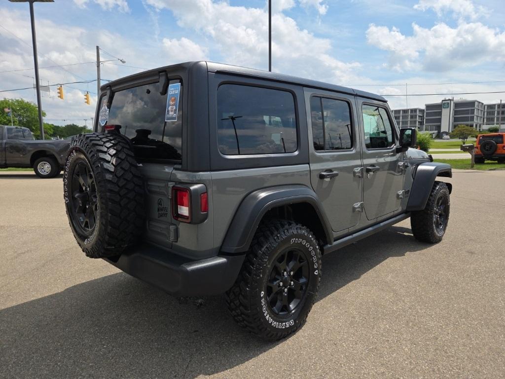 used 2021 Jeep Wrangler Unlimited car, priced at $32,788