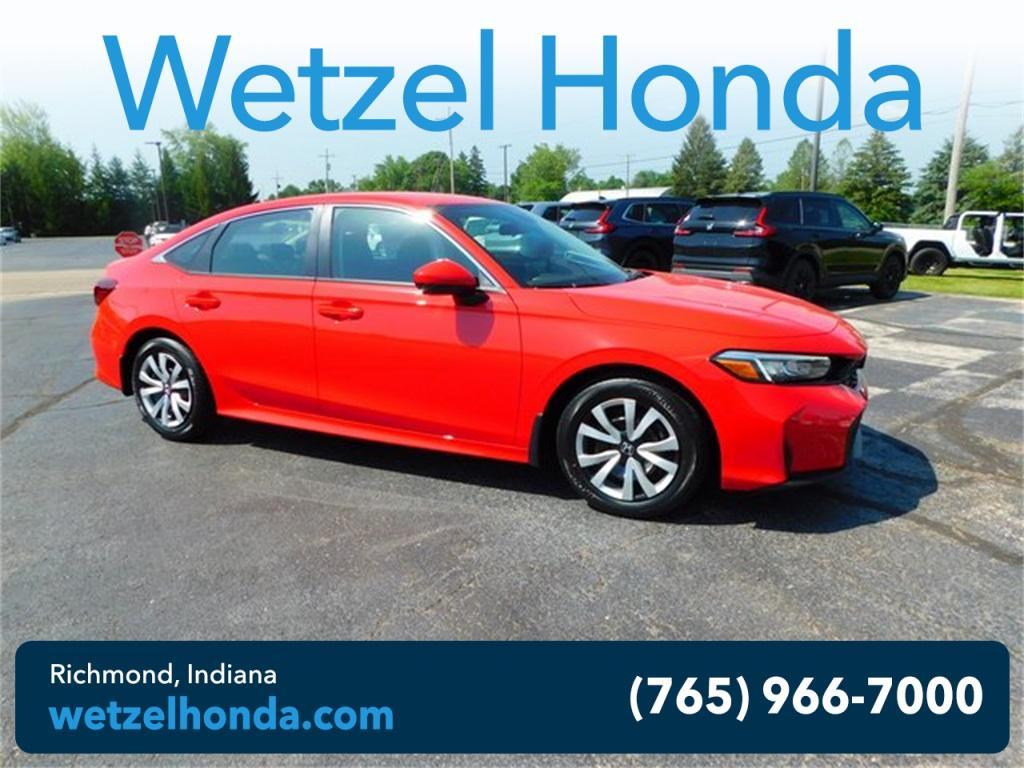 new 2025 Honda Civic car, priced at $25,400